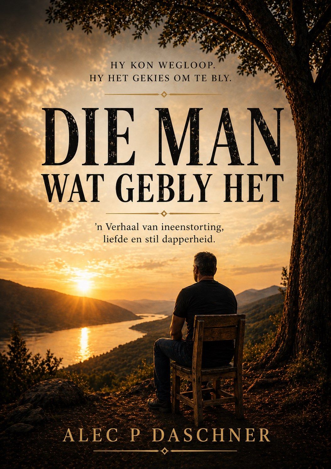 Omslag van Die Man Wat Gebly Het deur Alec P. Daschner